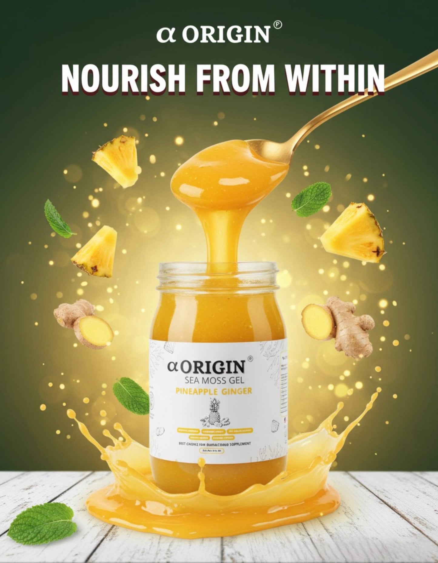 Pineapple Ginger Sea Moss Gel