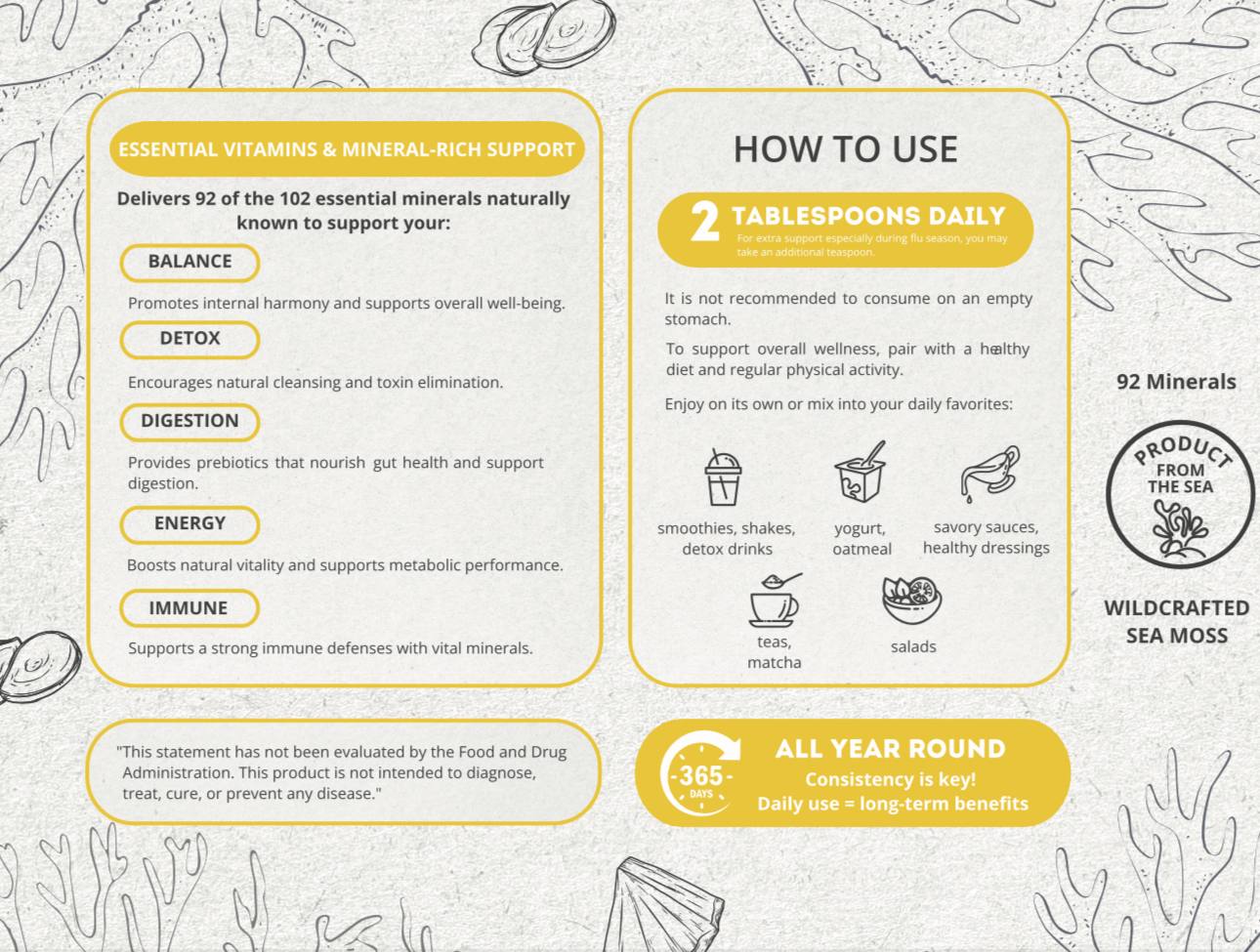 Pineapple Ginger Sea Moss Gel